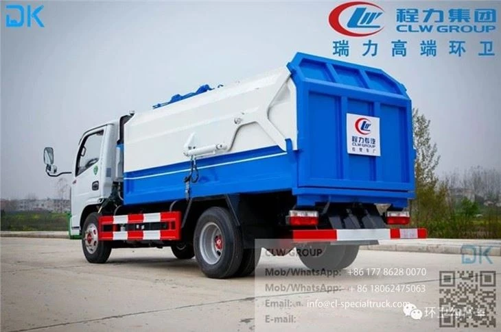 5m³ Side-mounted Garbage Compactor Truck
